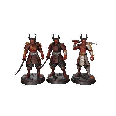 Oni Samurai Élite - Bộ Ba Chiến Binh Quỷ (Pack 3 Figure)