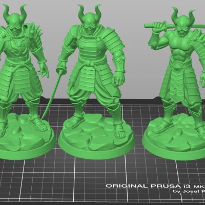 Oni Samurai Élite - Bộ Ba Chiến Binh Quỷ (Pack 3 Figure)