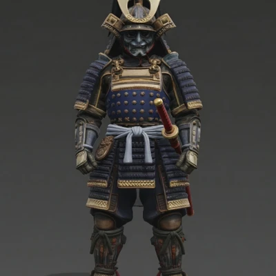Mô Hình Giáp Sĩ Samurai Quỷ Oni Nhật Bản