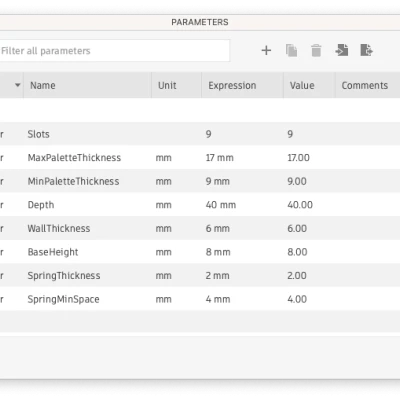 Kệ Sắp Xếp Bảng Phấn (Makeup Palette Organiser)