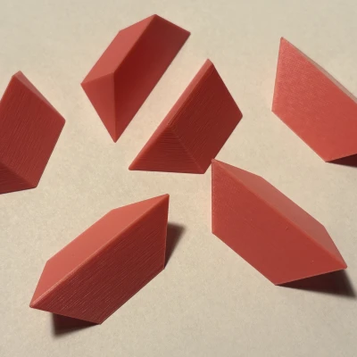 Làm kim tự tháp từ puzzle hai mảnh