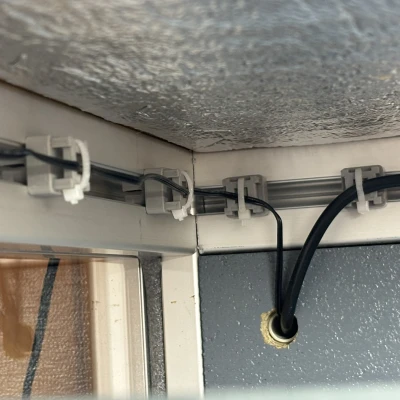 Kẹp dây cáp cho nhôm định hình 4545 (4545 Extrusion cable bracket)