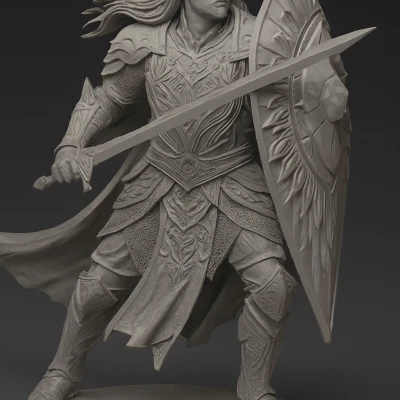 Fingolfin – Velekrál Noldor (mẫu 3D)