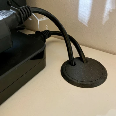 Ống lót lỗ đi dây PSU và nắp che (Prusa Mini+)