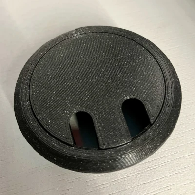 Ống lót lỗ đi dây PSU và nắp che (Prusa Mini+)