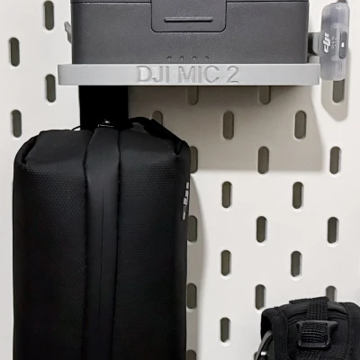 Mount Skadis cho DJI Mic 2, Mobile Receiver và Soft Case