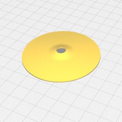 Móc treo hình cymbal trống (Drum cymbal pendant)