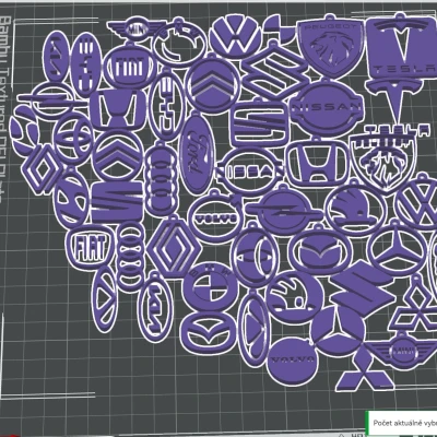 Klicenka logo aut – Klicenka có logo các hãng xe