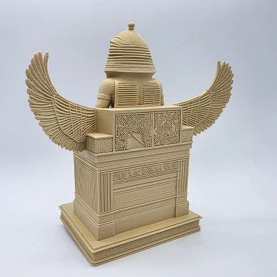 Pharaoh trên ngai kèm cánh Osiris - The Pharoah Collection