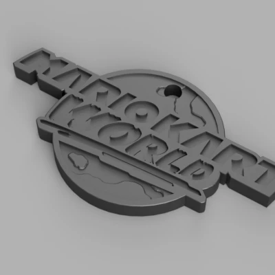 Móc Khóa Logo Mario Kart World