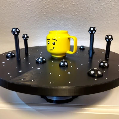 Bàn Xoay Quét 3D cho Hệ Highly Adjustable Ball Vise System