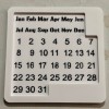 Remix Puzzle-a-day: số/chữ to hơn cho máy in đa màu (Month/Day) - Thumbnail 1