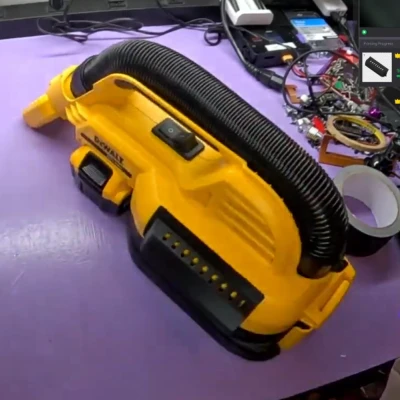 Ống hướng gió thoát ra sau/lên trên cho máy hút bụi DeWalt DCV517