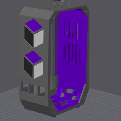 Boitier Raspberry Pi 3, 4, 5 (hỗ trợ quạt triple)