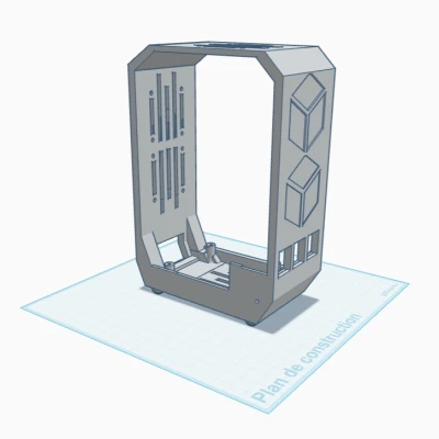 Boitier Raspberry Pi 3, 4, 5 (hỗ trợ quạt triple)