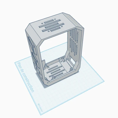 Boitier Raspberry Pi 3, 4, 5 (hỗ trợ quạt triple)