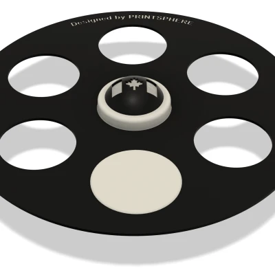 Golf - Jig/Holder Xịt Sơn Stencil Cho Bóng Golf (Tối đa 7 bóng)