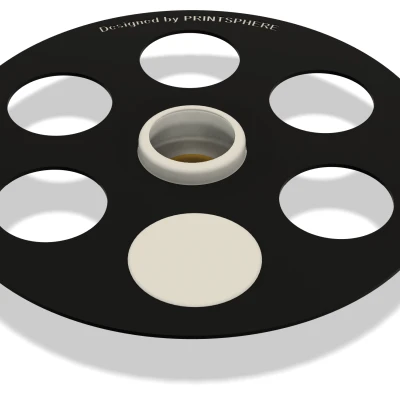 Golf - Jig/Holder Xịt Sơn Stencil Cho Bóng Golf (Tối đa 7 bóng)