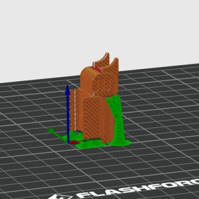 Đèn pin cho Glock Fidget Keychain – Đồ chơi mini kéo slide in 3D