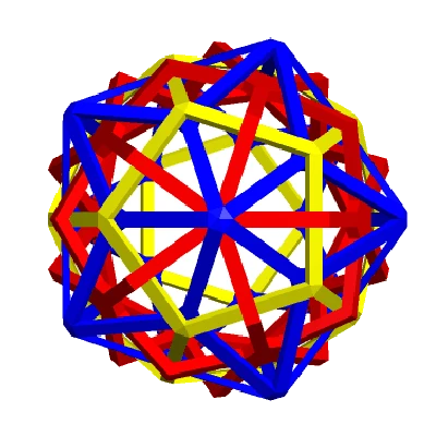 TRUNCATED ICOSIDODECAHEDRAL POLYLINK 1