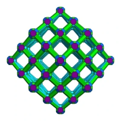 STEWART LATTICE RHOMBIC DODECAHEDRON 1