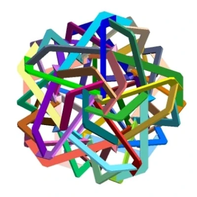 DA VINCI ELEVATED DODECAHEDRAL POLYKNOT 1