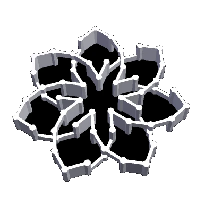 CYLINDER HEPTAFOIL KNOT 1 – Nút thắt Heptafoil dạng hình trụ