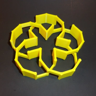 CYLINDER CINQUEFOIL KNOT 1 – Nút thắt cinquefoil dạng hình trụ