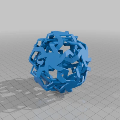 ROELOFS DODECAHEDRAL POLYKNOT 5