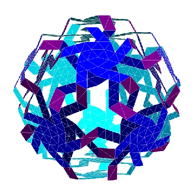 ROELOFS DODECAHEDRAL POLYKNOT 5