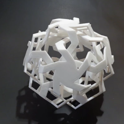 ROELOFS DODECAHEDRAL POLYKNOT 5