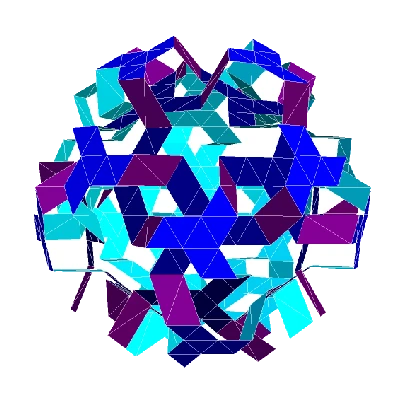 ROELOFS ICOSAHEDRAL POLYKNOT 2