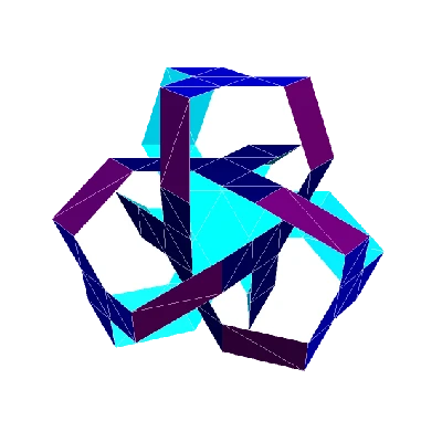 ROELOFS TETRAHEDRAL POLYKNOT 2