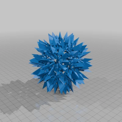 ESCHER DYSDIAKISTRIACONTAHEDRAL POLYKNOT 1