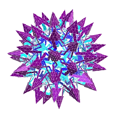 ESCHER PENTAGONAL HEXACONTAHEDRAL POLYKNOT 1
