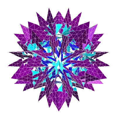 ESCHER TRIAKISICOSAHEDRAL POLYKNOT 1