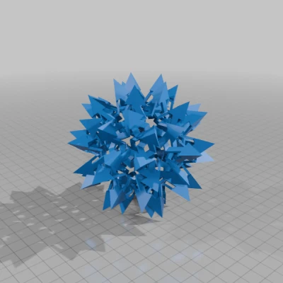 ESCHER PENTAKISDODECAHEDRAL POLYKNOT 1