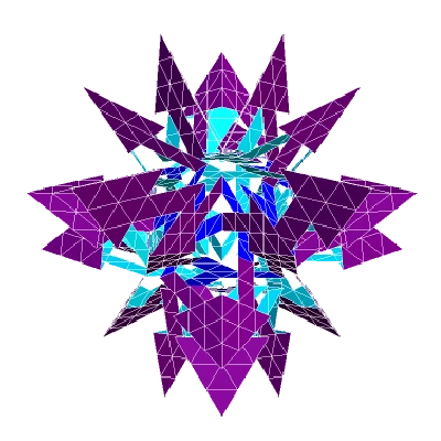 ESCHER TRIAKISOCTAHEDRAL POLYKNOT 1