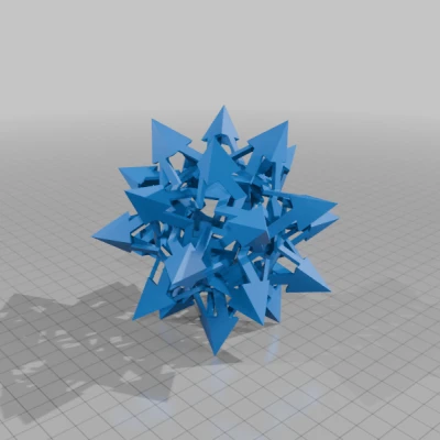 ESCHER STROMBIC ICOSITETRAHEDRAL POLYKNOT 1