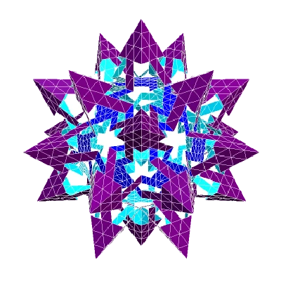 ESCHER STROMBIC ICOSITETRAHEDRAL POLYKNOT 1