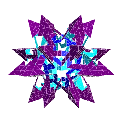 ESCHER TETRAKISHEXAHEDRAL POLYKNOT 1