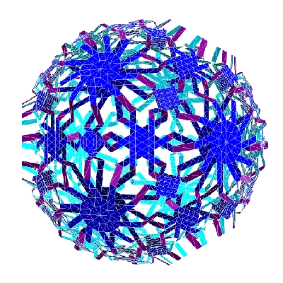 ROELOFS 2.0 TRUNCATED ICOSIDODECAHERAL POLYKNOT 1