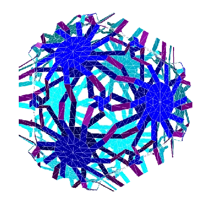 ROELOFS 2.0 TRUNCATED DODECAHEDRAL POLYKNOT 1