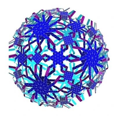 ROELOFS 2.0 TRUNCATED ICOSIDODECAHERAL POLYKNOT 1