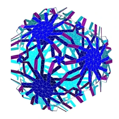 ROELOFS 2.0 TRUNCATED DODECAHEDRAL POLYKNOT 1