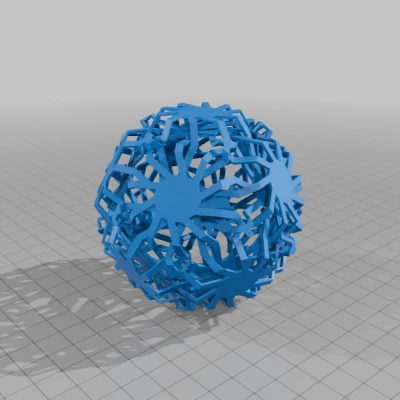 ROELOFS 2.0 TRUNCATED DODECAHEDRAL POLYKNOT 1