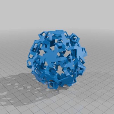 ROELOFS 2.0 ICOSIDODECAHEDRAL POLYKNOT 1