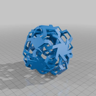 ROELOFS 2.0 TRUNCATED OCTAHEDRAL POLYKNOT 1