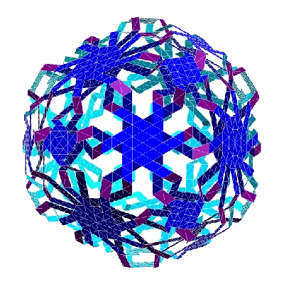 ROELOFS 2.0 TRUNCATED CUBOCTAHEDRAL POLYKNOT 1