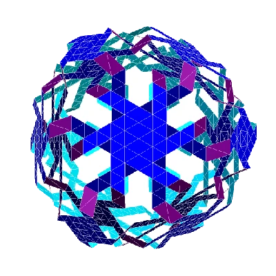 ROELOFS 2.0 TRUNCATED OCTAHEDRAL POLYKNOT 1